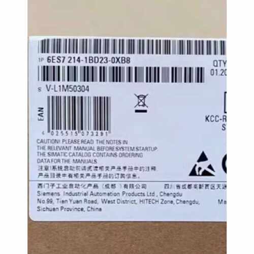 议价6ES72141BD230XB8西门子S7-200CN CPU224模块6ES7214-1BD23-0