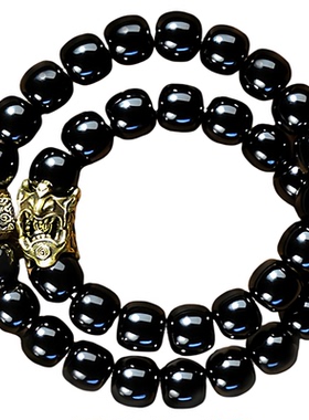 引平安菩提根手串男女同款泰山直发貔貅菩提双圈菩提子手链