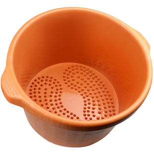 足浴泡脚桶家用塑料加厚保温按摩大号小号洗脚盆双人牛筋美甲店用