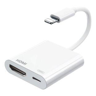 适用苹果转HDMI转换器iphone手机高清同屏器连接线iPad平板转接头lightning接口直播投影仪电视投屏器转接线