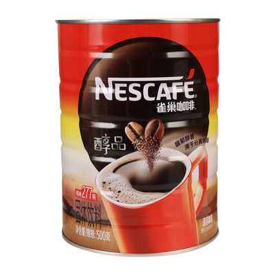 雀巢咖啡罐装无添加蔗糖美式拿铁