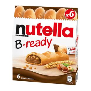 费列罗能多益nutella榛子巧克力酱夹心手指饼干年货儿童休闲零食