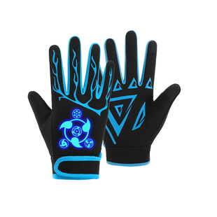 手套儿童男孩骑行冬季保暖防寒加绒学生骑自行车青少年男童骑车冬