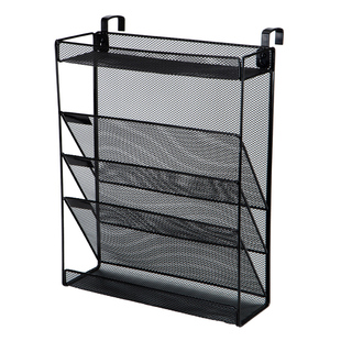 办公桌文件架悬挂资料架桌面文件夹收纳盒杂志收纳架办公室置物架