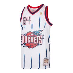 火箭队奥拉朱旺96-97赛季NBA官方MN复刻34号球衣SW球迷版