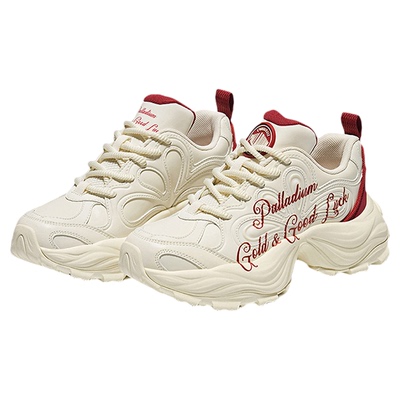 【RICH新年系列】PALLADIUM帕拉丁休闲厚底增高女花瓣老爹鞋99753