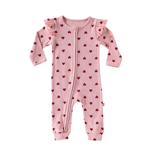 丹麦MARMAR KIDS婴儿连体衣春秋女宝纯棉a类衣服男女居家哈衣爬服