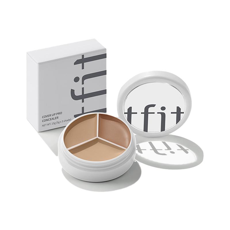 TFIT三色遮瑕膏遮盖脸部斑点痘印的遮瑕盘液旗舰店官方推荐tifit