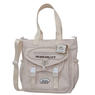 日系复古少女斜挎包女韩版高中学生初中生上课包大容量手提单肩包