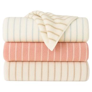 新疆棉长绒棉浴巾女款超大裹巾吸水抗菌母婴沙滩旅行条纹毛巾女生