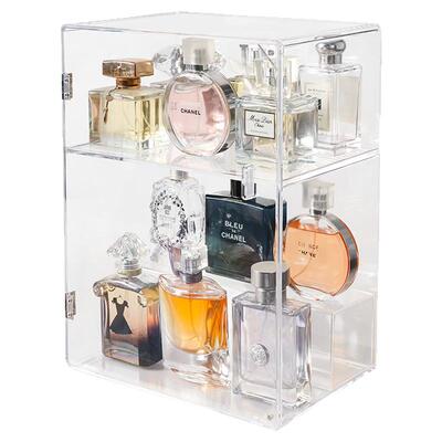 亚克力透明香水架桌面口红收纳盒