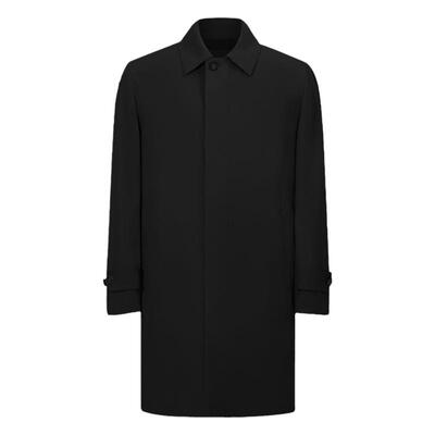 三防面料中长款通勤风衣免熨烫