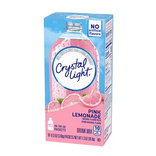 美国进口Crystal Light果粉 粉柠檬浓缩果汁冲饮粉包邮