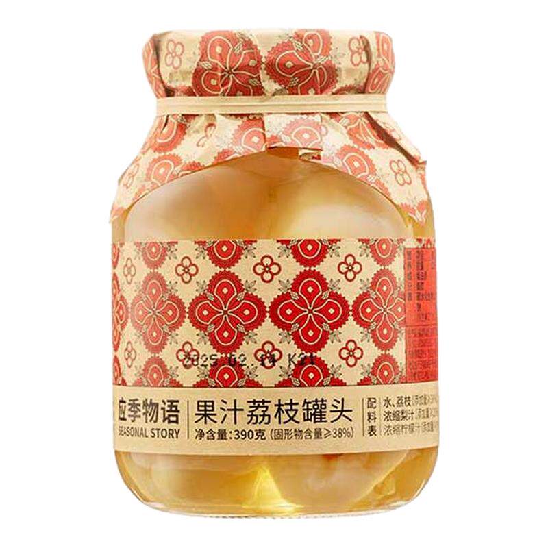 应季物语果汁荔枝罐头