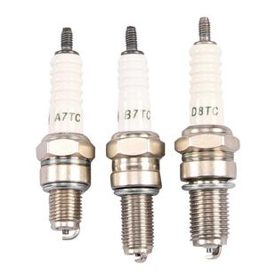 正品火炬125 150摩托车火花塞100 110弯梁踏板三轮车国四