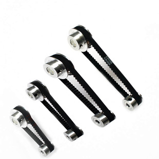 s3m同步轮铝合金同步带传动套装橡胶皮带diy台锯电机齿轮装置组合