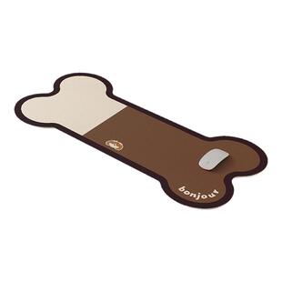 小狗骨头超大鼠标垫防水防油女生高颜值办公室工位桌垫电脑键盘垫