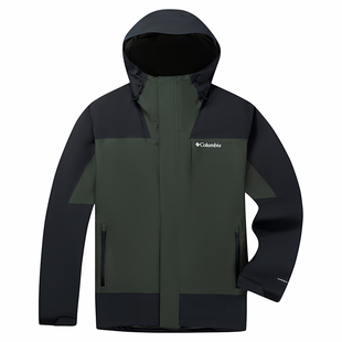 Columbia哥伦比亚冲锋衣男款户外抓绒三合一防风防水透气XE5220