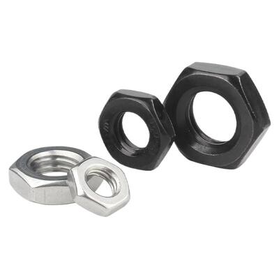 【全网热销】黑色不锈钢六角螺母