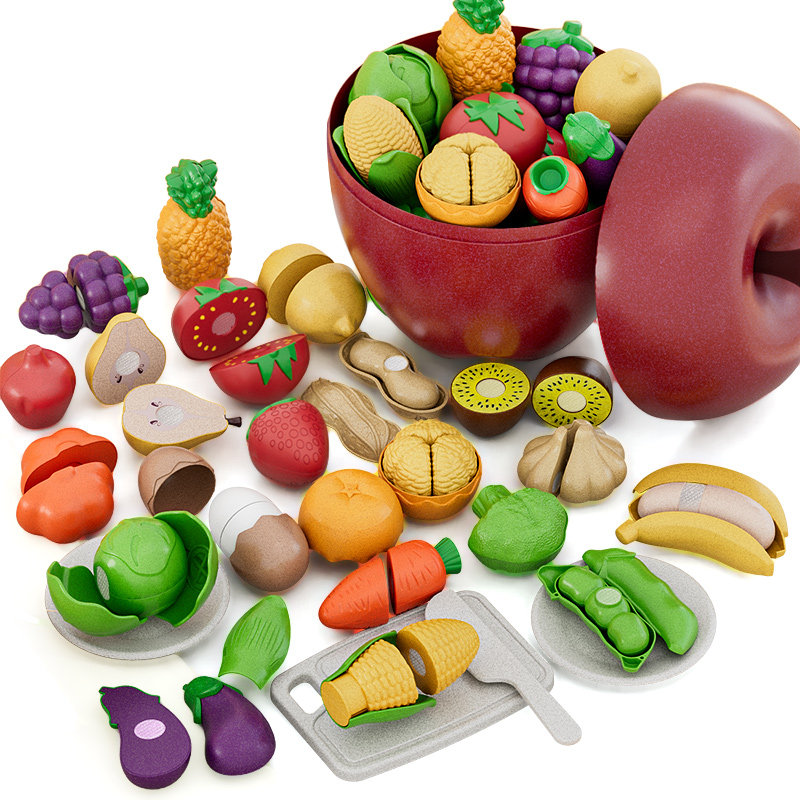 NUKied纽奇生日礼物手提礼盒儿童过家家切切乐儿童玩具宝礼品送礼