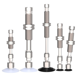 SMC万向摇摆真空吸盘金具带缓冲支架机械手配件ZPT10FNK20-B5-A10