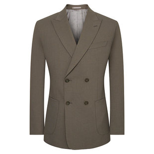 报喜鸟春季新款男士商务正装西服上衣外套职场西装裤子卡其色西裤