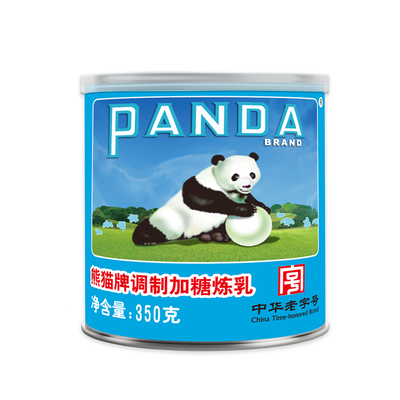 熊猫牌调制加糖炼乳350克*24罐商用咖啡伴侣炼奶面包奶茶烘焙专用