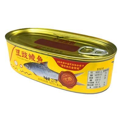 227g鹰金钱优质豆豉鲮鱼