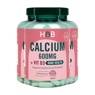 英国HB钙片荷柏瑞钙片中老年成人补钙维生素D健康营养