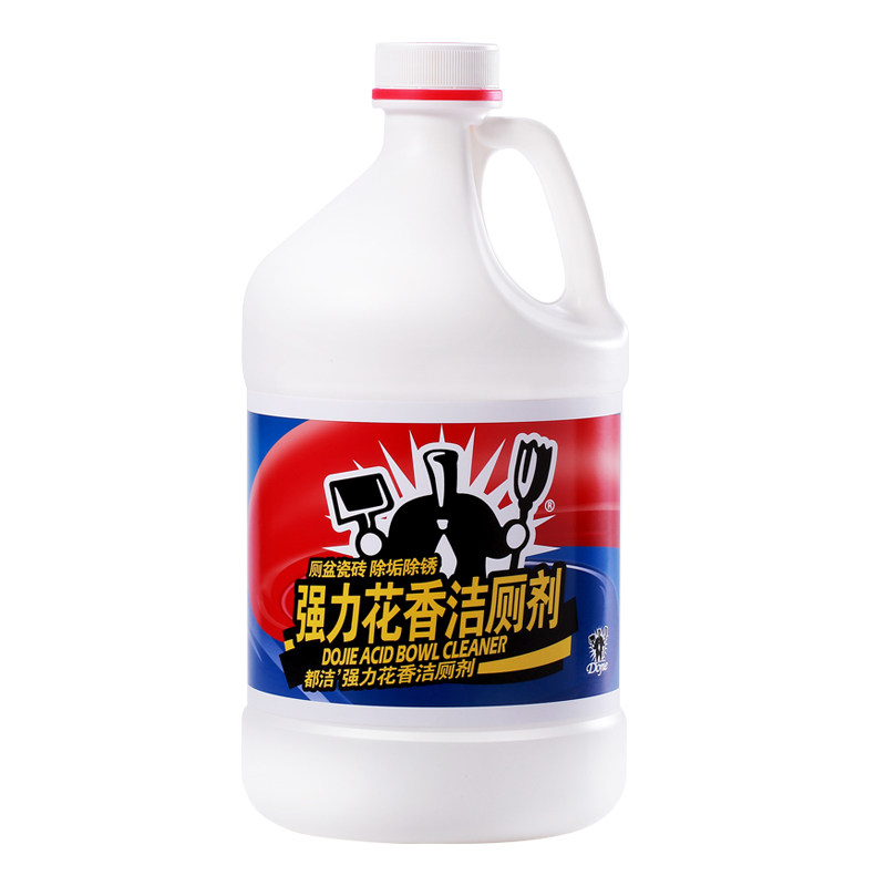 都洁洁厕灵7斤大桶大瓶马桶清洁剂洁厕液3.7KG实惠装洗厕所洁厕剂