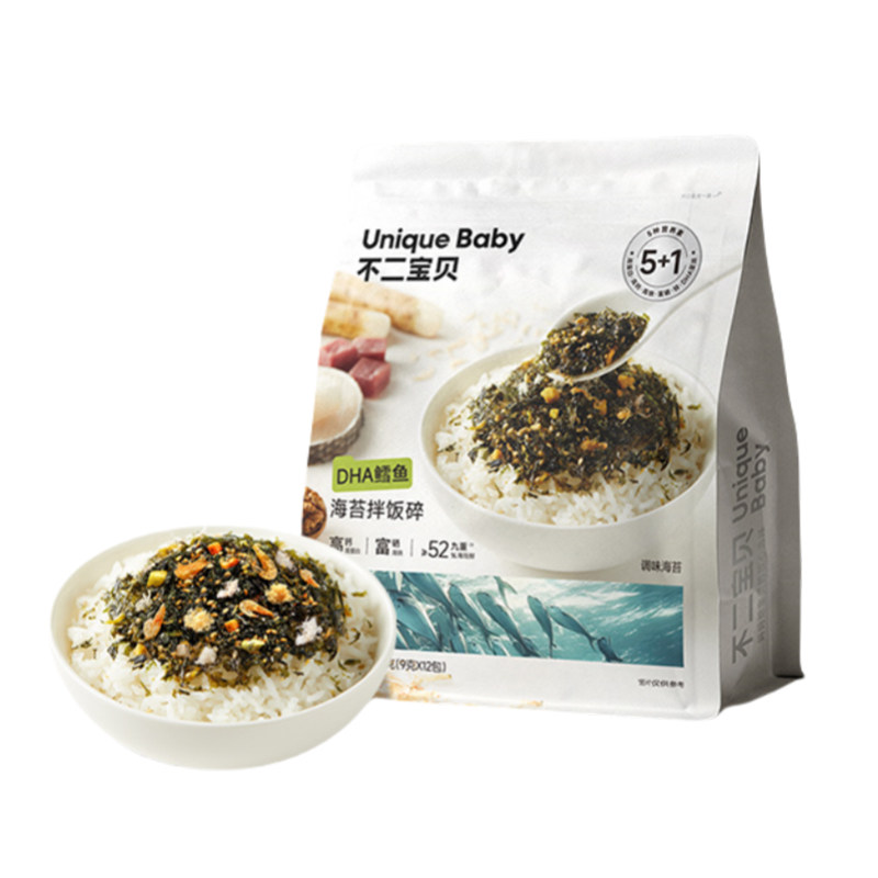 不二宝贝DHA海苔脆儿童拌饭料