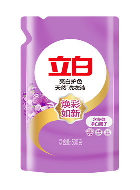 立白天然亮白洗衣液酵素洁净