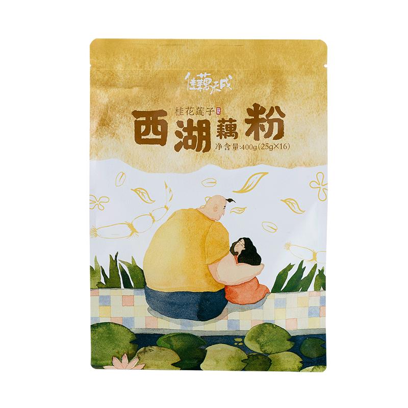 佳藕天成桂花西湖藕粉官方旗舰店正品杭州特产红枣纯莲藕粉小袋装