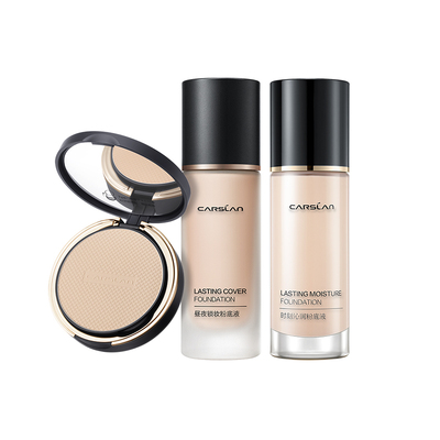 卡姿兰小夜猫粉饼控油底妆组合