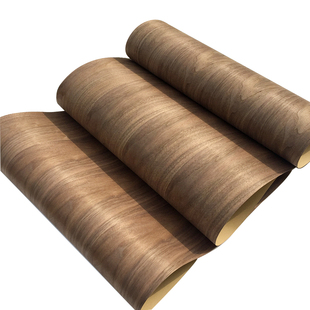 黑胡桃 超宽幅 牛皮纸复合木皮 不用拼接 宽度60厘米 天然木皮