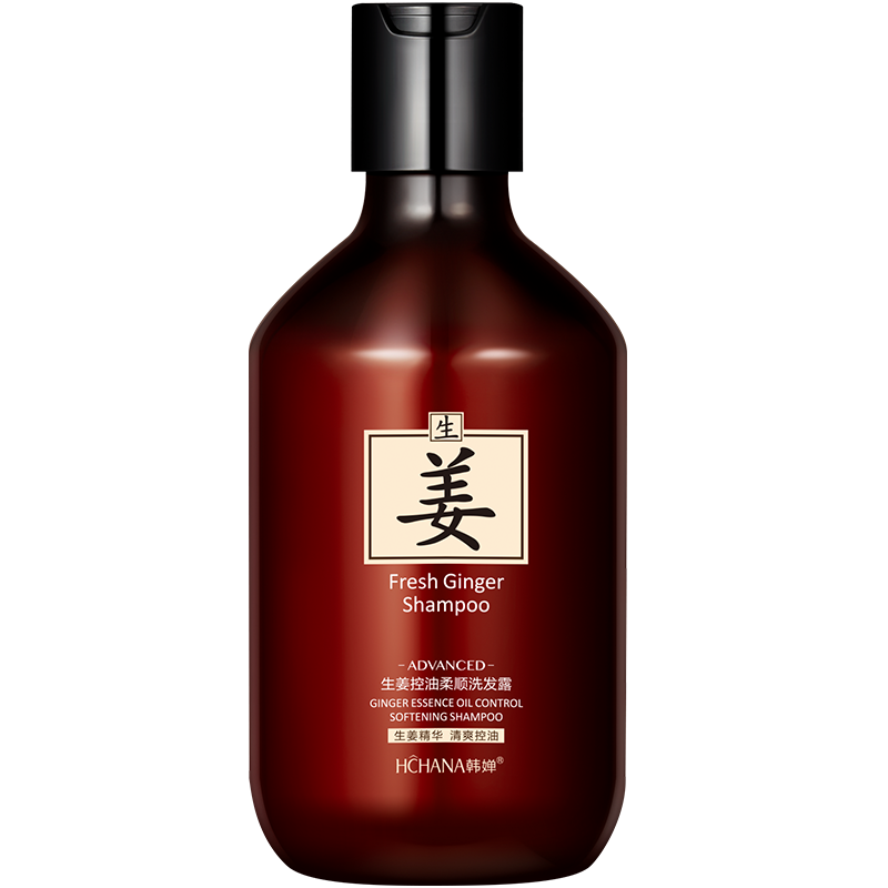 3瓶|韩婵生姜洗发水控油去屑止痒男女修复改善毛躁持久留香柔顺露