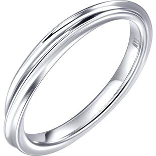 PROMESSA周生生PROMESSA星宇18K白色黄金莫比乌斯环戒指88051R