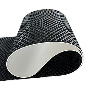 菱形砂光机皮带耐磨一字型纹防滑传送带木工机械格子橡胶输送带