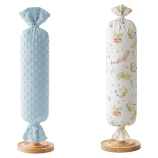 十月结晶婴儿糖果枕头宝宝安抚防惊跳睡觉神器豆豆抱枕侧睡靠压挡