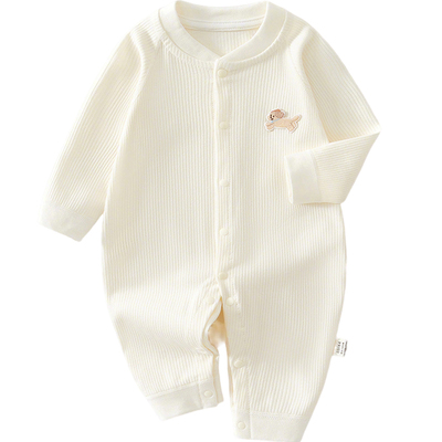 婴儿连体衣春秋款a类纯棉新生儿衣服秋冬季宝宝打底睡衣长袖哈衣