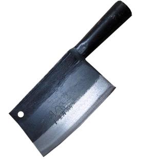 手工锻打斩骨刀杀鱼刀水产杀鱼开背剖鱼斩鸡鸭砍骨刀国藩炮弹钢刀