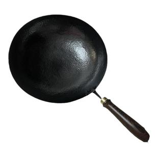 易厨匠章丘手工铁锅炒锅锻打纯大铁锅无涂层熟铁锅炒菜煤气灶家用