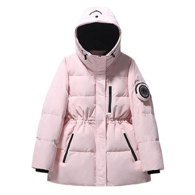 工装冲锋衣连帽收腰外套