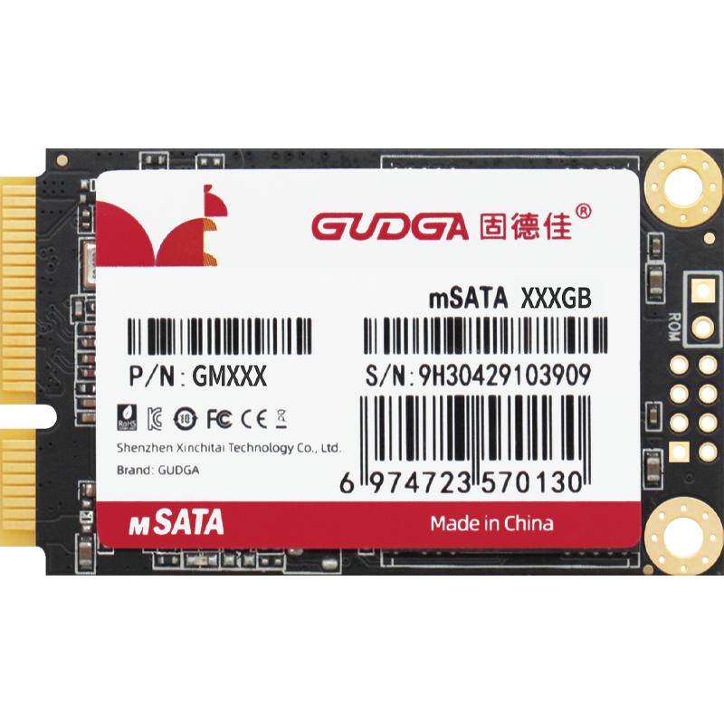 固德佳GM msata固态硬盘SSD 128GB 256GB 512GB 1TB 2TB TLC颗粒