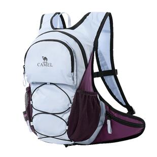 骆驼轻量化出游双肩背包拼色可折叠轻便旅游小型户外徒步登山包