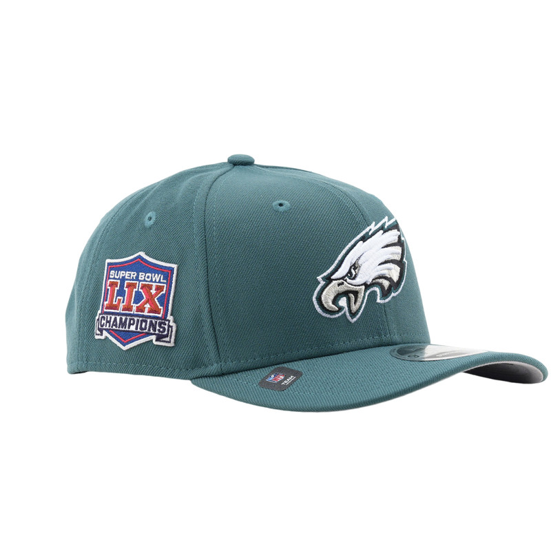 美国代购NEWERA纽亦华NFL第59届冠军970硬顶可调节棒球帽费城老鹰