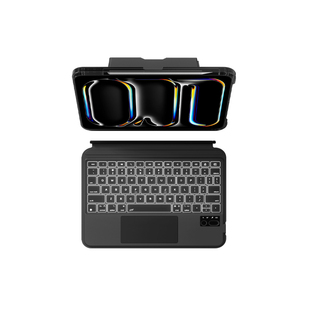 iPad11保护壳滑轨拆分2025苹果11代妙控键盘iPad10平板air7保护壳套抽拉分离式air654无线蓝牙键盘触控板办公