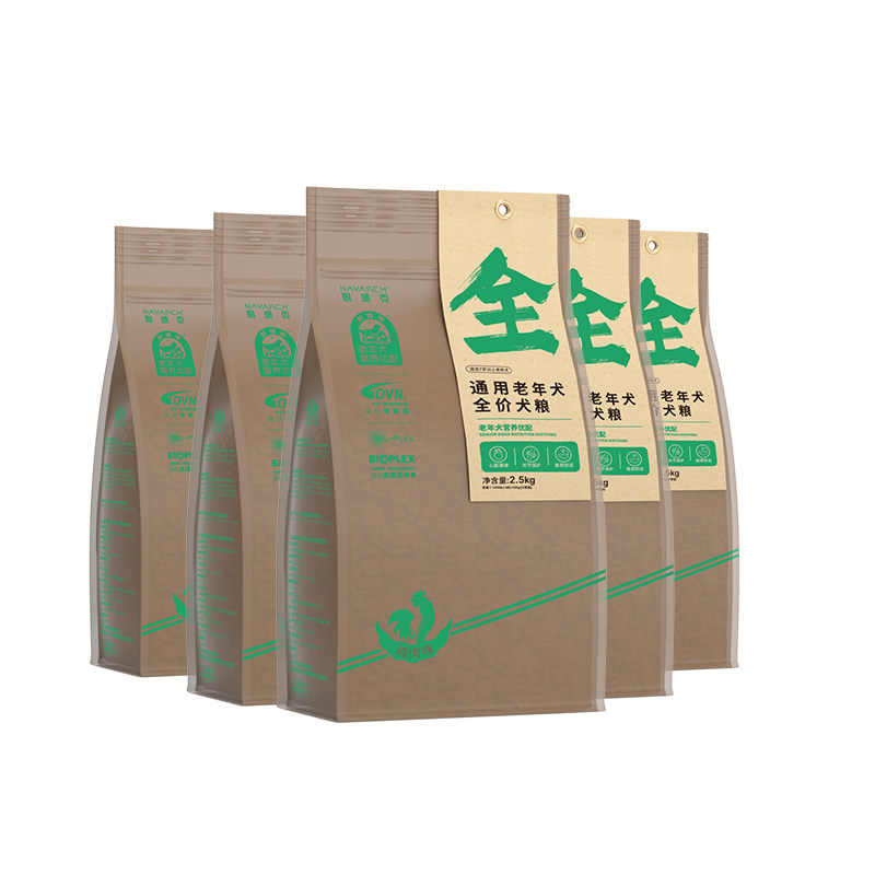 耐威克老年犬通用贵宾狗粮50斤装