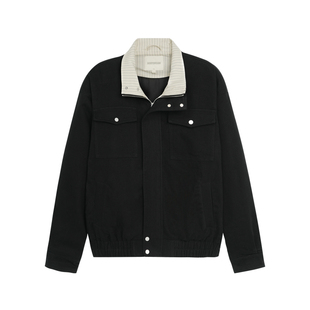 BODYDREAM廓形哈灵顿G9 26新品挺阔松弛感工装夹克男棉感立领外套