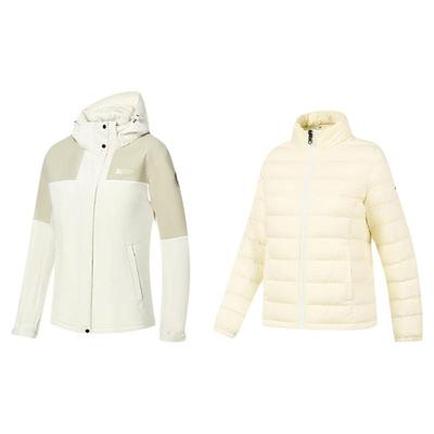 乔丹羽绒服女款羽绒服三合一